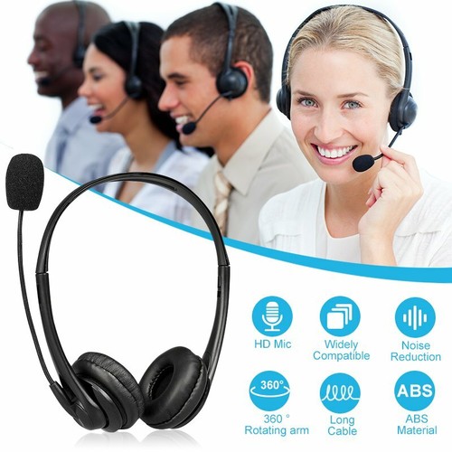 call center headset with mic